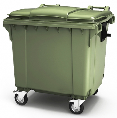 Бак для мусора (контейнер для мусора) 1100л г.Ижевск (3412) 57-67-95 HTTPS://TARA-RU.RU