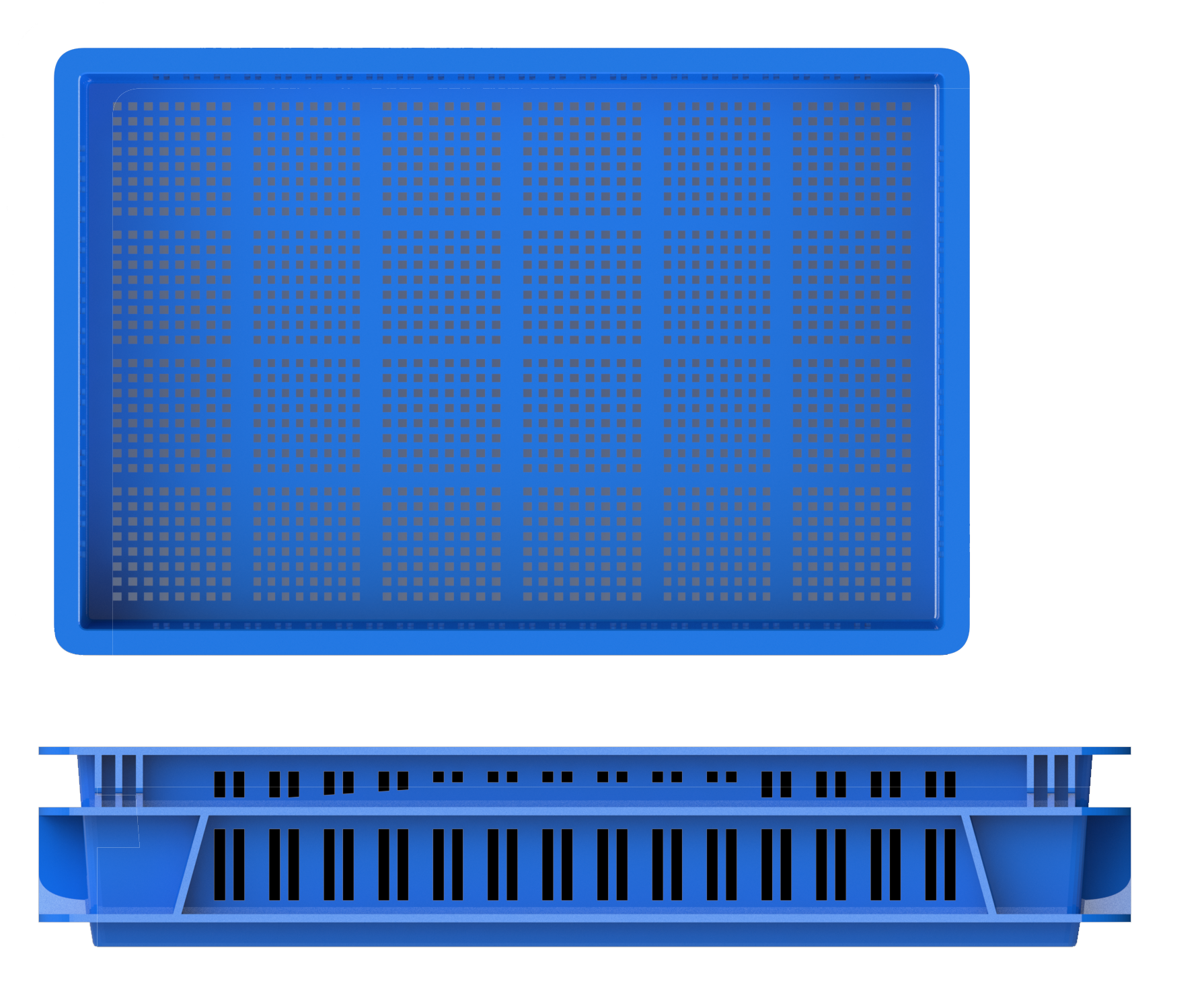 TARA-RU.RU Хлебный ящик перфорированные стенки и перфорированное дно (600х400х75) 12.437.60.PE R (3412) 57-67-95