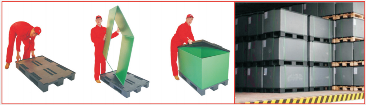 Разборный пластиковый контейнер PolyBox (стенка 1000) г. Ижевск TARA-RU.RU, (3412) 57-67-95